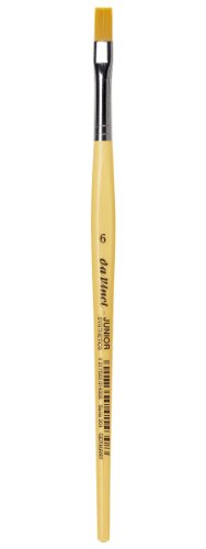 daVinci GH3046 Junior Synthetics Malerpinsel, flach Serie 304, Größe 6 von DA VINCI