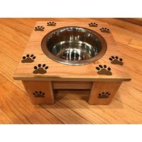 Kostenloser Versand Haustierfutterhäuschen, Handgemacht | Kleine Größe - 4 "Hoch, Mit Anpassbaren Farben Kostenloser Versand Haustierfutterhäuschen, Handgemacht | Kleine Größe - 4 "Hoch, Mit Anpassbaren Farben von DaVincisCupboard