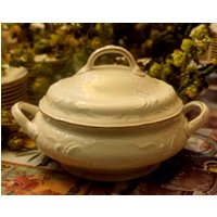 Rosenthal Suppenterrine Sanssouci Elfenbein Classic Rose Terrine - Rund Ø 20 cm 1, 5 L Porzellan von DaWoidUndDu
