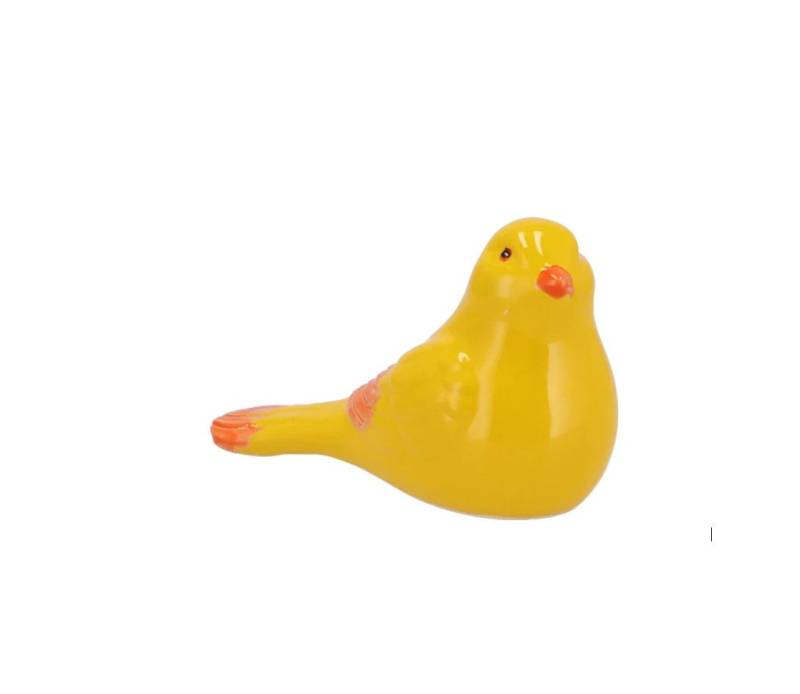 Daan Kromhout Dekofigur 2er Set Vögel Gelb Orange Sommerlich Garten Deko 16 cm von Daan Kromhout