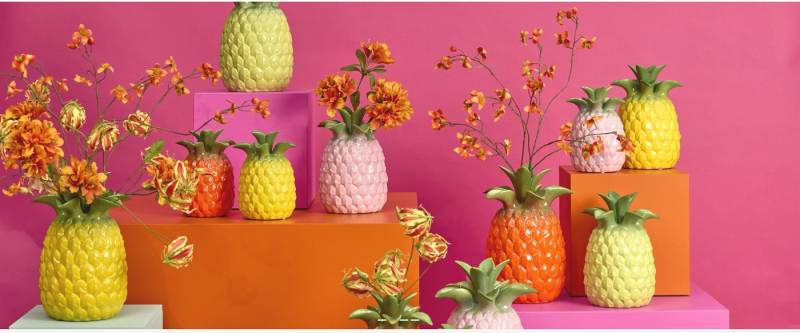 Daan Kromhout Dekovase Ananas als Dekovase oder als Dekoration verschiedene Varianten von Daan Kromhout