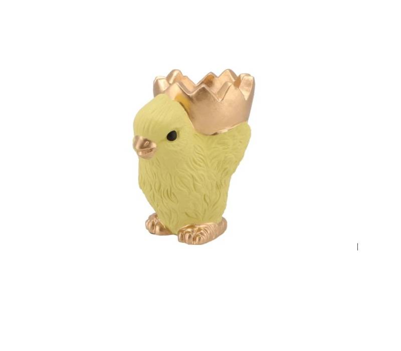 Daan Kromhout Osterfigur Osterküken mit schälchen 14cm von Daan Kromhout