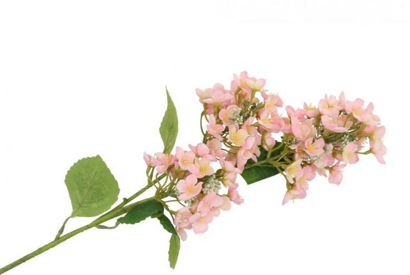 Kunstblume Kunstblume Seiden Hortensie Hydrangea rosa grün L87 cm, Daan Kromhout von Daan Kromhout