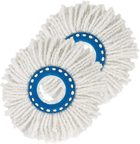 Daaxing 2 x Mikrofaser-Ersatz-Moppkopf für Leifheit Clean Twist Disc, waschbarer Moppkopf, leicht zu entfernen und zu ersetzen Daaxing 2 x Mikrofaser-Ersatz-Moppkopf für Leifheit Clean Twist Disc, waschbarer Moppkopf, leicht zu entfernen und zu ersetzen von Daaxing