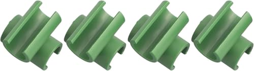 Daaxing 50 Stück Gartenpflanzen-Rankgitterverbinder, Kunststoff-Pflanzenverbinder, Clips, für feste Gartenrahmenstange (16 mm) von Daaxing