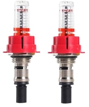 Daaxing Durchflussmesser für Fußbodenheizung, visueller Durchflussmesser, Regler für Fußbodenheizungssysteme, Regler, optimierte Wärmeverteilung, Fußbodenheizung, Verteiler, Durchflussmesser (3/8, 2 von Daaxing