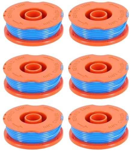 Daaxing Ersatz-Spulenschnur passend für Flymo Mini Trim Multi Trim 200 250 300 CT250 REV2000 REV2500 FLY020 513765190 (6 Stück) von Daaxing