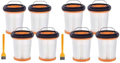 Daaxing HEPA-Filter passend für Shark W1 W2 W3 WV200 WV205 Akku-Handstaubsauger, Ersatzzubehör, waschbare und wiederverwendbare Staubsaugerfilter, 8 Stück von Daaxing