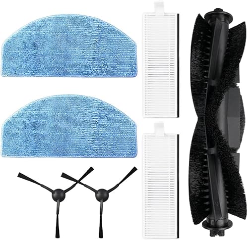 Daaxing Mian Brushs Hepa-Filter-Mopp-Pads, Seitenbürsten, passend für Laresar L6 Pro für Laresar Evol 3 Roboter-Staubsauger, Ersatzteile, Zubehör (7 Stück) von Daaxing