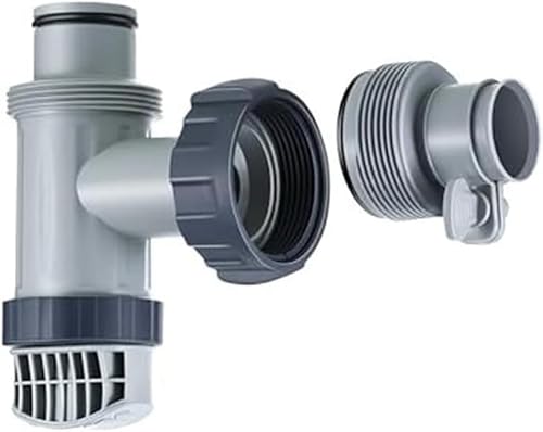 Daaxing Pool-Tank-Schlauchadapter Ersatz, Pool-B-Typ-Schlauchadapter für Intex, Schwimmbad-Filteradapter mit Kolbenventil (1 Set) von Daaxing