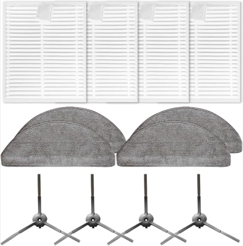 Daaxing Seitenbürsten-Wischtuchfilter passend für Vyzzle D10 Roboter-Staubsauger, Ersatzteile, Zubehör (A) von Daaxing