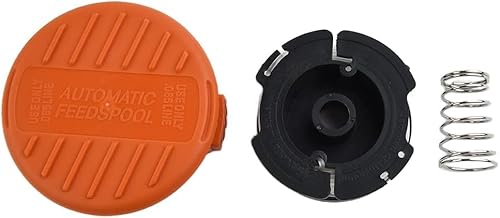 Daaxing Spule + Kappe mit Feder, passend für Black & Decker BST2018 BDST182ST1 BESTE625 ST4525 Ersatzspule (3 Set) von Daaxing