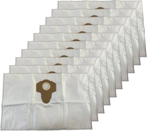 Daaxing Staubsaugerbeutel mit großem Fassungsvermögen, passend für Einhell TC-VC1820 TE-VC 1825, TE-VC 1925 SA, TE-VC 2025 SACL Nass-/Trockensauger, Ersatzteile (10 Stück) von Daaxing