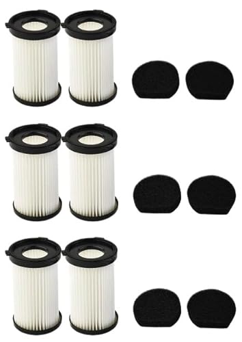 Daaxing Waschbares Filter-Set für Cecotec Conga Thunderbrush 520 550 560 E für Handyforce 2761 2759 Ersatzteile (6er-Pack) von Daaxing