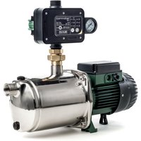DAB - EuroInox 40/30 m + Control-D Hauswasserautomat - 3300 L/Std. - 880W - Förderhöhe 56 m - Rostfreier Stahl - Geräuscharm - Bewässerungspumpe von Dab