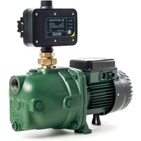 Jet 102 m + Control-D Hauswasserautomat - 3.600 L/u - 1130W - Förderhöhe 54 m - Automatische Ein- / Ausschaltung - Bewässerungspumpe von Dab