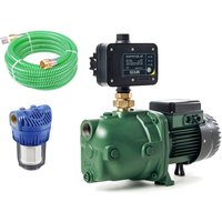 Jet 102 m + Control-D mit Vorfilter - Hauswasserwerk - 3.600 L/u - 1130W - Förderhöhe 54 m - Komplettes Startpaket - Bewässerungspumpe von Dab