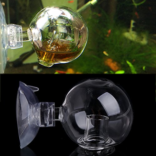 Aquarium Fish Tank Carbon Dioxide CO2 Monitor Glass Drop Ball Checker Tester New von Dabixx