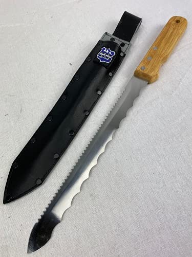 Dämmstoffmesser mit Messerscheide aus Leder (9133-1) von Dachdeckermarkt24