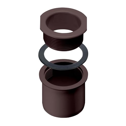 INEFA Ablaufstutzen zum Schrauben für Kastenrinne, PVC NW83/DN75 Dunkelbraun Einhangstutzen Dachrinnenzubehör, einfache Montage, Made in Germany INEFA Ablaufstutzen zum Schrauben für Kastenrinne, PVC NW83/DN75 Dunkelbraun Einhangstutzen Dachrinnenzubehör, einfache Montage, Made in Germany von INEFA