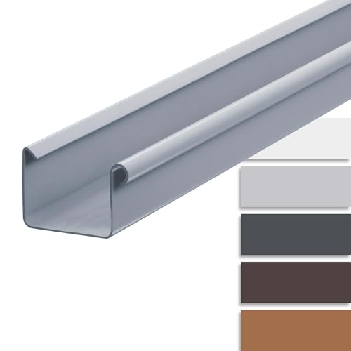INEFA Dachrinne kunststoff Kastenrinne 200cm NW68 / 68mm Grau Dachrinnenzubehör, Regenrinnen PVC, einfache Montage, Made in Germany INEFA Dachrinne kunststoff Kastenrinne 200cm NW68 / 68mm Grau Dachrinnenzubehör, Regenrinnen PVC, einfache Montage, Made in Germany von INEFA