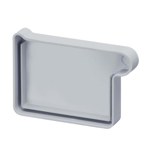 INEFA Dachrinnen Endstück Kastenrinne PVC NW68 / 68mm, rechts Grau Dachrinnenzubehör, einfache Steckmontage, Made in Germany INEFA Dachrinnen Endstück Kastenrinne PVC NW68 / 68mm, rechts Grau Dachrinnenzubehör, einfache Steckmontage, Made in Germany von INEFA