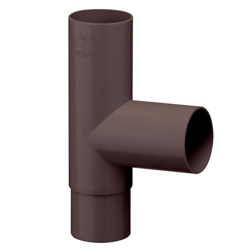 INEFA Abzweiger Fallrohr 87 Grad, DN50/50, PVC Dunkelbraun, Zubehör Fallrohr Kunststoff, einfache Steckmontage, Made in Germany INEFA Abzweiger Fallrohr 87 Grad, DN50/50, PVC Dunkelbraun, Zubehör Fallrohr Kunststoff, einfache Steckmontage, Made in Germany von INEFA