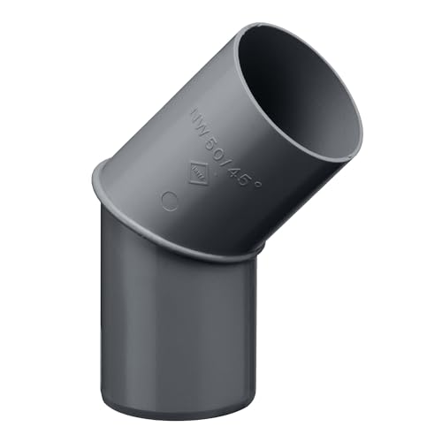 INEFA Rohrbogen DN 50, 45°, Kunststoff, Regenrinne, Dachrinne INEFA Rohrbogen DN 50, 45°, Kunststoff, Regenrinne, Dachrinne von Inefa