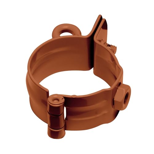 INEFA Rohrschelle mit Gewinde DN100 / 100mm, Braun Fallrohrschelle verzinkt, Dachrinnenzubehör, einfache Montage, Made in Germany INEFA Rohrschelle mit Gewinde DN100 / 100mm, Braun Fallrohrschelle verzinkt, Dachrinnenzubehör, einfache Montage, Made in Germany von INEFA