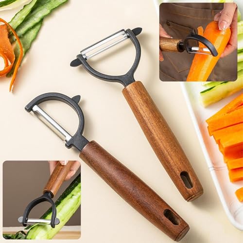 Dachiy 2 Stück Sparschäler, Gemüseschäler, Kartoffelschäler, Multifunktion Y-Förmig Gemüseschäler, Universalschäler Sparschäler, Pendelklinge, Extra Scharf, Ergonomischer Griff Dachiy 2 Stück Sparschäler, Gemüseschäler, Kartoffelschäler, Multifunktion Y-Förmig Gemüseschäler, Universalschäler Sparschäler, Pendelklinge, Extra Scharf, Ergonomischer Griff von Dachiy