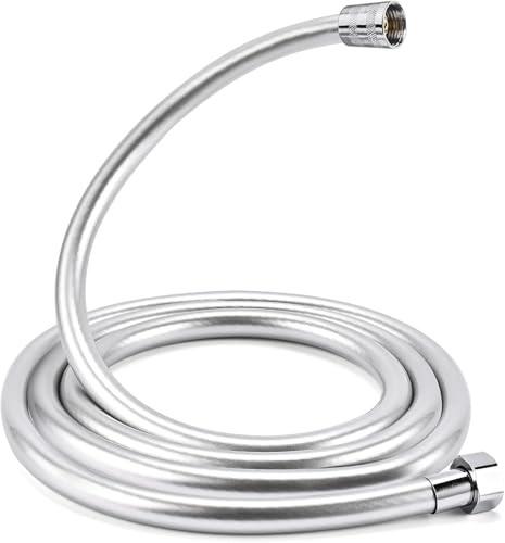 Dachiy PVC Universal Duschschlauch 2 m, Mit Verdrehschutz, Flexibler Brauseschlauch Mit Knickschutz, Inkl von Dachiy