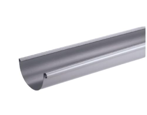 Dachrinne Titanzink 2 m lang in 3 Größen (mittel-7 TLG RG 125 NG 280) von Dachrinne