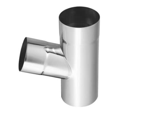 Fallrohrabzweig Y-Stück Titanzink Zambelli (100 mm auf 100mm) von Dachrinne