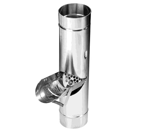 Fallrohrklappe Regenrohrklappe Titanzink 100 mm mit Sieb Fallrohrklappe Regenrohrklappe Titanzink 100 mm mit Sieb von Dachrinne