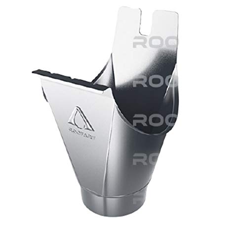 Rinneneinhangstutzen Einhangstutzen farbig von Roofart (anthrazit 7016) von Dachrinne