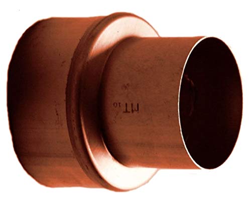 Ablaufrohr - Reduzierung Kupfer in den Größen 120-100, 100-87/80/76, 87-76, 80-60 & 76-60 (120-100 mm) von Dachrinnen & Zubehör Titanzink