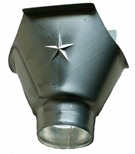 Einhängestutzen 200-er Titanzink für Dachrinnen mit Rohrabgang in 60 mm von Dachrinnen & Zubehör Titanzink