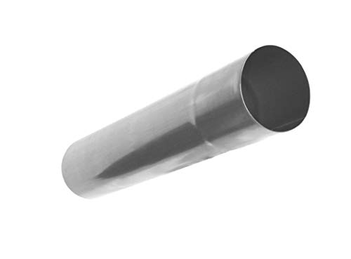Dachrinnen & Zubehör Titanzink Regenablaufrohr Titanzink 1 Meter Stück in den Größen 60, 76, 80, 87 und 100 mm (100 mm) von Dachrinnen & Zubehör Titanzink