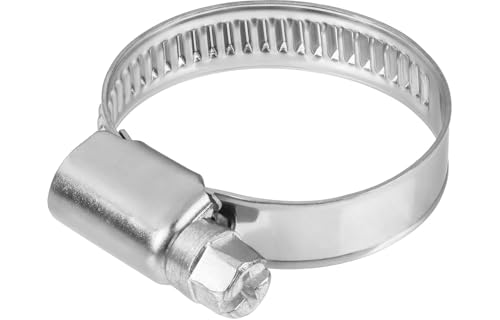Schlauchschellen 40-60 mm, 50 Stück, Edelstahl W2, 9 mm breit, Dicke 0,7 mm, Rohrschellen mit Schneckenantrieb rostfrei, verstellbar - Schneckengewindeschellen für Schlauch, Rohr, Sanitär Schlauchschellen 40-60 mm, 50 Stück, Edelstahl W2, 9 mm breit, Dicke 0,7 mm, Rohrschellen mit Schneckenantrieb rostfrei, verstellbar - Schneckengewindeschellen für Schlauch, Rohr, Sanitär von Parotec