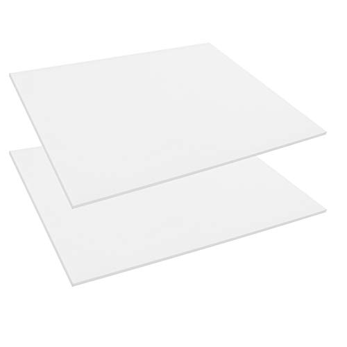 Dadabig 2 Stück Hitzebeständige Silikonmatte 100% Rutschfeste Transparente Silikonplatten 3mm Isolierung Silikonkissen für Werkbank Stumpfschweißen Lötkissen Lötmatte Auflage (18 * 23 * 0.3cm) von Dadabig