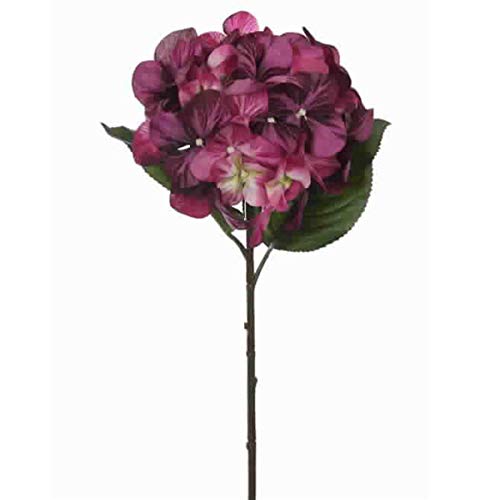 Dadeldo Home Kunstblume Zweig -Hydrangea- 56cm Purple Dekoration von Dadeldo Home