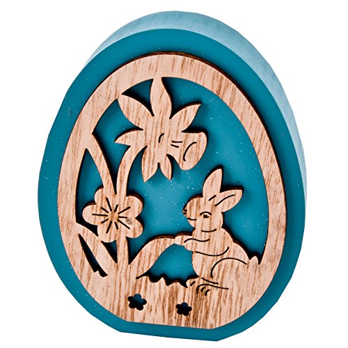 Dadeldo Living & Lifestyle Ei -Cozy Country- Holz 12cm Petrol-Natur Osterdeko Frühlingsdeko Ostern Dadeldo Living & Lifestyle Ei -Cozy Country- Holz 12cm Petrol-Natur Osterdeko Frühlingsdeko Ostern von Dadeldo Living & Lifestyle