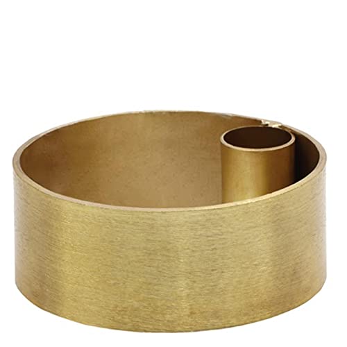 Kerzenleuchter -Rigo- Metall 4x10cm Gold Dekoration Kerzenständer von Dadeldo Living & Lifestyle
