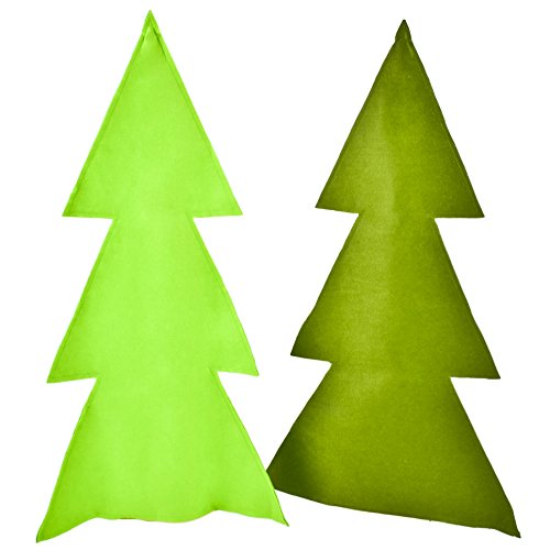 Dadeldo Tannenbaum Eierwärmer 4er Set Filz 20cm grün Weihnachtsdeko Xmas (20cm) von Dadeldo