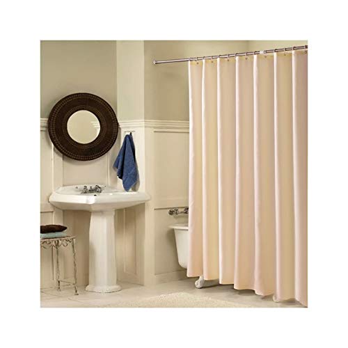 Daesar 3D Anti Schimmel Duschvorhang 260x200 Beige Duschvorhang Waschbar aus Polyester-Stoff von Daesar