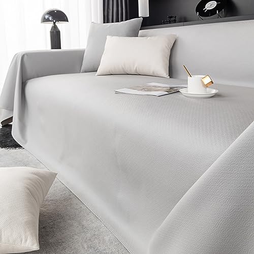 Daesar Sofa Überzug Wasserdicht rutschfest, Sofabezug 4 Sitzer 205x340CM Hellgrau Sofa Überzug Katzenfest Couchbezug für Eckcouch Daesar Sofa Überzug Wasserdicht rutschfest, Sofabezug 4 Sitzer 205x340CM Hellgrau Sofa Überzug Katzenfest Couchbezug für Eckcouch von Daesar