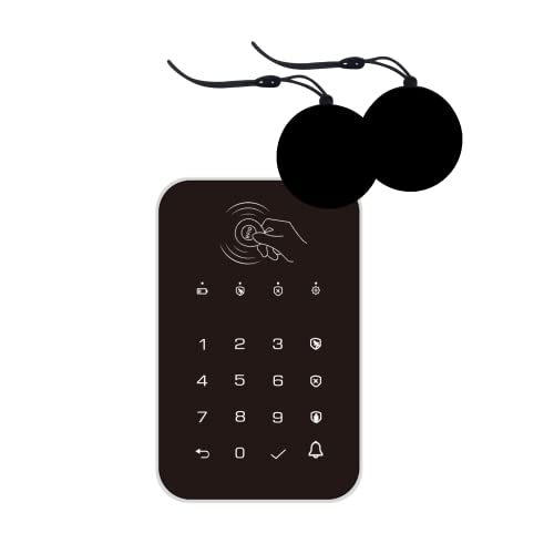 Daewoo Security WKE301 Wireless Keyboard mit RFID-Ausweis, kompatibel AM301 Touchscreen-Zentrale, Fernsteuerung Ihres Systems, Entwaffnung mit einer einzigen Geste Daewoo Security WKE301 Wireless Keyboard mit RFID-Ausweis, kompatibel AM301 Touchscreen-Zentrale, Fernsteuerung Ihres Systems, Entwaffnung mit einer einzigen Geste von Daewoo Security