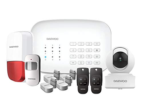 Daewoo Security SA602 SA602-Vision + WLAN/GSM-Alarmanlage, weiß, Pack Alarme Vision + von Daewoo