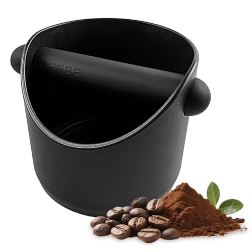 Kaffee Abklopfbehälter,10 x 10 x 11 cm Kaffeesatz Abschlagbehälter,Knock Box with Removable Knock Lever,Black Siebträger Abklopfbehälter,Espresso Abklopfbehälter for Kitchen,Cafe, Restaurant,Office Kaffee Abklopfbehälter,10 x 10 x 11 cm Kaffeesatz Abschlagbehälter,Knock Box with Removable Knock Lever,Black Siebträger Abklopfbehälter,Espresso Abklopfbehälter for Kitchen,Cafe, Restaurant,Office von Dafencar