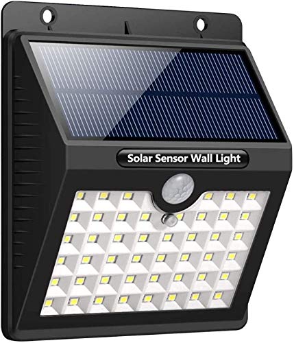 Daffodil Solarlampe für Außen mit Bewegungsmelder LEC800- IP65 wasserfeste Solarleuchte mit 1800mAh LED Strahler mit 3 Lichtmodi 46 LED´s -120° Erfassungswinkel 3-5m Reichweite, Außenlampe für Garten von Daffodil